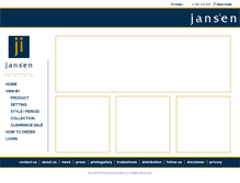 Tablet Screenshot of jansenfurniture.nl